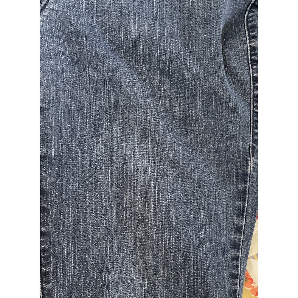 17/21 Exclusive Stretch Blue Mid Rise Straight Leg Denim Jeans Size 8 spring - Picture 16 of 16